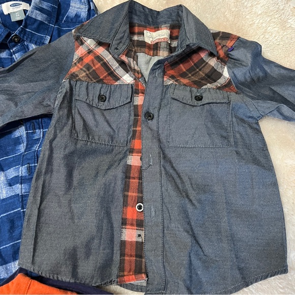 3T Button Down Long Sleeve Mix - Picture 7 of 8